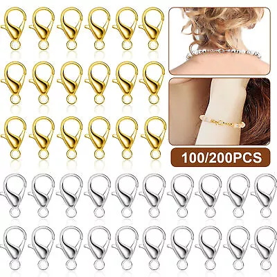 Lot DIY Strong Magnetic Lobster Claw Lock Clasps Necklace Bracelet Jewelry Hook • $6.22