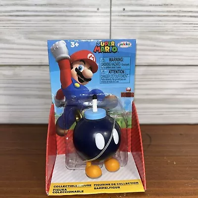 SUPER MARIO JAKKS PACIFIC - Super Mario NINTENDO - BOB-OMB - Action Figure BNIB. • $6.99