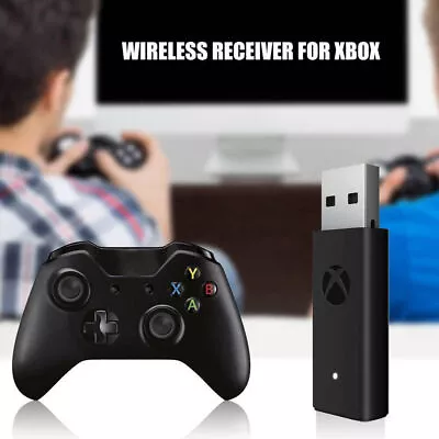 USB &Wireless Gaming Receiver Dongle Adapter For WIN 10 / XBOX One PC Controller • $23.89