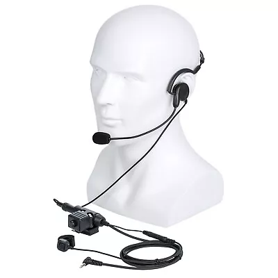 Tactical Headphones U94 PTT Headset Earpiece Finger Microphone For YAESU FT-250R • $45.99