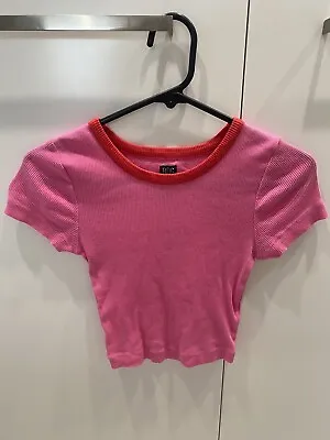 $26 • Buy Urban Outfitters Pink Baby Tee Size SMALL - IN EXCELLENT CONDITION