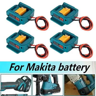 $14.75 • Buy For Makita 18v Battery Power Mount Connector Adapter Dock Holder W/ 14 Awg Wires