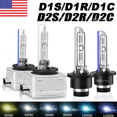 2x D1S/D1R/D2S/D2C 6000K 8000K OEM Replacement Xenon Headlight Light Bulbs Lamps • $13.99