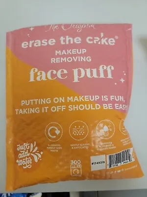 Erase The Cake Makeup Removing Puff Anti-bacterial Anti-microbial 6-Pack New. • $21