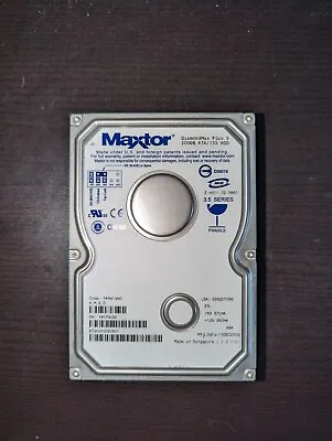 Maxtor DiamondMax Plus 9 200GB Internal 7200RPM 3.5  (6Y200P0) HDD • $21.86