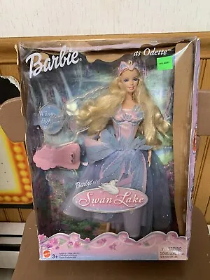 Barbie Of Swan Lake Princess Odette Doll 2003 Mattel B2766 WITH WINGS & BOX Read • $150