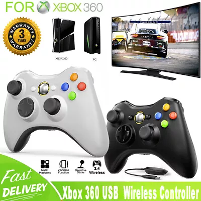 Wireless Controller USB For PC Compatible With Xbox 360  Windows 7 8 10 Gamepad • $14.99
