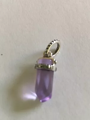 Purple Amulet Charm S925 Authentic Sterling Silver European Charms • $26.95