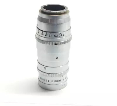 Elgeet 3  Inch F/3 Cinematar Telephoto Vintage C Mount 16mm Movie Camera Lens • $63.75