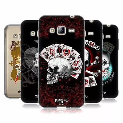 Official Alchemy Gothic Skull And Cards Soft Gel Case For Samsung Phones 3 • £17.95