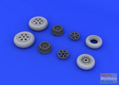 EDU648235 1:48 Eduard F-86F Sabre Wheels (HAS/EDU Kit) • $14.89