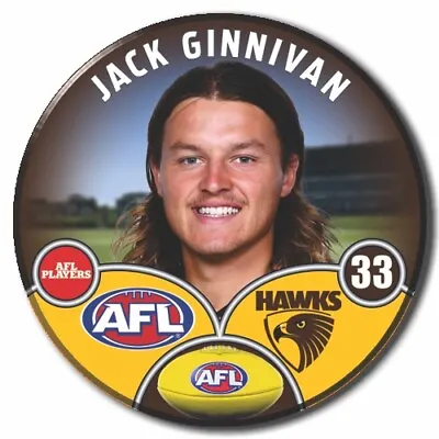 2024 AFL Hawthorn Football Club - GINNIVAN Jack • $7