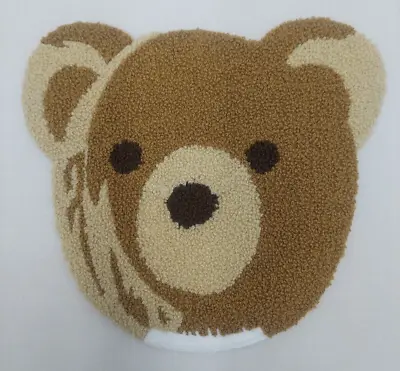 $8.99 • Buy Chenille Patch: Large Teddy Bear Head