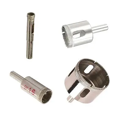 Diamond Core Drill Hole Cutters For Glass Ceramic Tiles Porcelain Marble Slate • £12.99