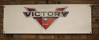 $17.53 • Buy Victory Motorcycle V92tc Vegas 8 Ball   Large Pvc  Garage Work Shop Banner  