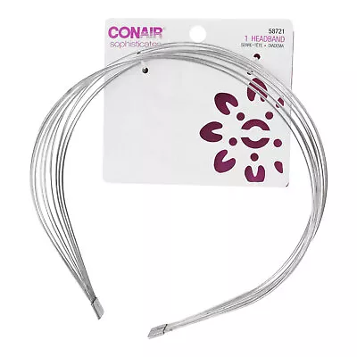 Conair Sophisticates Metal Wired Headband Gold Or Silver 1-Piece • $5.99