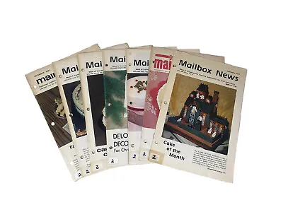 7 Vintage Maid Of Scandinavia Mailbox News 1980-1985 Cake Decorating Magazines • $15