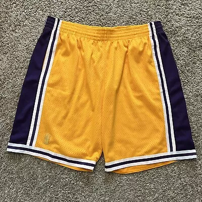 Mitchell & Ness Los Angeles Lakers 1996 Hardwood Classics Basketball Shorts 2XLB • $45