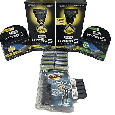 Schick Hydro 5 Shaving Razor Bundle (24) Razors New • $49