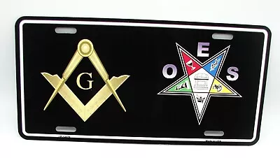  Oes Order Of The Eastern Star Mason Masonic Freemason Metal Car License Plate • $12.99