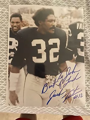 Jack Tatum Raiders Autographed Signed Photo To John Beautiful • $85