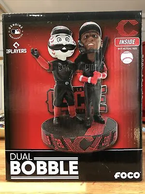 Elly De La Cruz & Mr Redlegs Cincinnati Reds Cycle Dual Bobblehead FOCO NEW #150 • $174.99