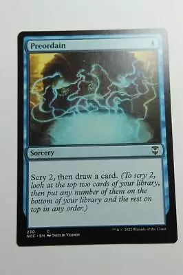 MTG Preordain X1- -New Capenna Commander-Near Mint/Pack Fresh • $1.25