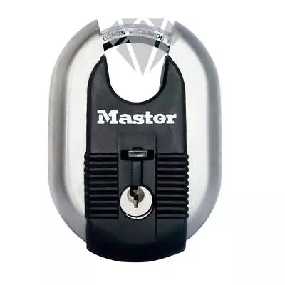 MASTER LOCK Excell Titanium Reinforced 60mm Padlock MLKM187 • £14.40