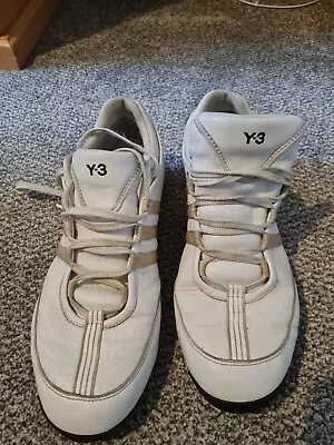 Adidas Y-3 Hicho Trainers Size UK9 White Yohji Yamamoto • £30