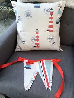 CUSHION & BUNTING “LOVERS” GIFT SETS- Wine Coffee Books Chickens Lavender • £9.50