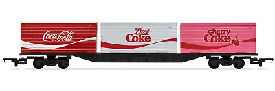 Hornby Coca-cola Diet Coke Cherry Coke Triple Pack Container Freight Wagons • $46.83