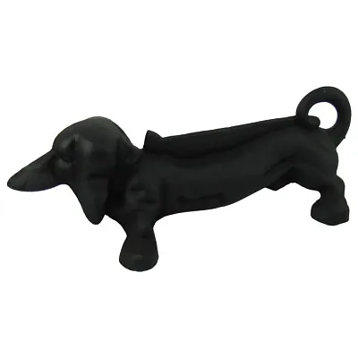 Antique Cast Iron Black Metal Dachshund Weiner Dog Boot/Shoe Scraper Wiener Dogs • $39.90