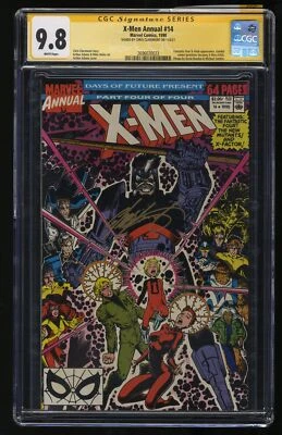$309 • Buy X-Men Annual #14 CGC NM/M 9.8 Signed SS Chris Claremont! Marvel 1990