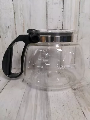 Mr. Coffee 12 Cup Replacement Glass Carafe Black Coffee Pot  • $4.35