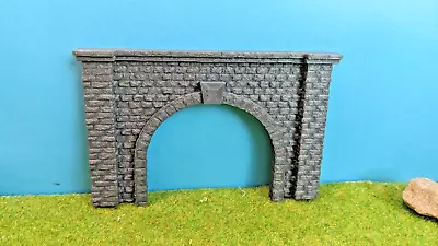 Railway Tunnel Entrance XL   Single Track   Track N Model Tunnel Entrance Stone Look • $9.71