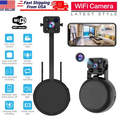 HD 1080P Wireless Live Stream Camera Mini Security Night Vision AntiTracking Cam • $27.99