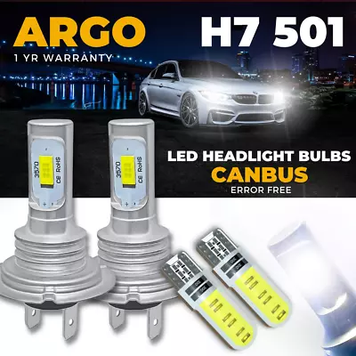 For Ford S-Max MkI MkII Led White Canbus Headlight Side Light Bulbs 12v 2006-22 • £14.89