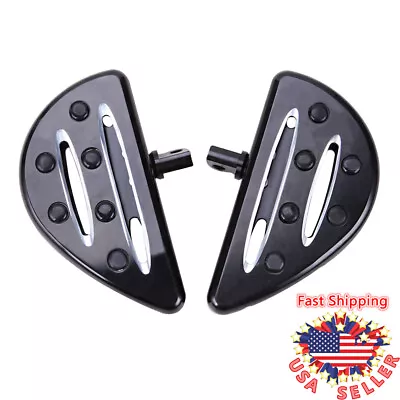 Passenger Floorboards Footboard Foot Peg For Harley Touring Road King Glide Dyna • $46.95