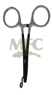 Montana Fly Company Forceps River Steel Straight Tip - Black/Silver - 5  • $17.25