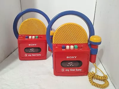 Vintage My First Sony TCM-4300 Lot For Parts Read • $40