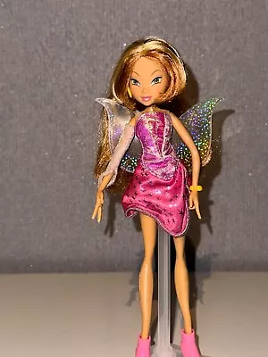 Flora Mattel Doll Charmix Winx Club Rare With Wings Good State • $30