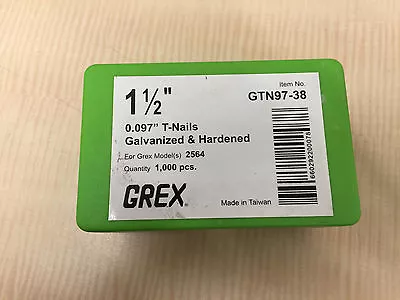 Grex T NAILS 1-1/2  X .097 GTN97-38 • $31.89