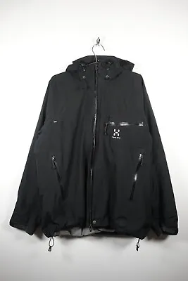 Haglofs Nevluk Goretex Primaloft Insulated Waterproof Jacket Mens XXL 2XL Black  • £124.99
