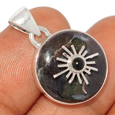 Natural Mystic Merlinite Crystal - Madagascar 925 Silver Pendant CP3917 • $13.99