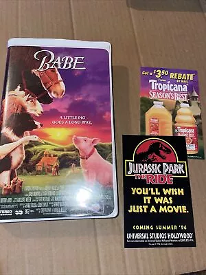 Babe (VHS 1996) With Original Advertisements • $4.64