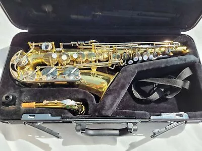 Yamaha YAS 200AD Eb Gold Alto Sax Saxophone With Neck Strap Mouthpiece And Case • $798.99