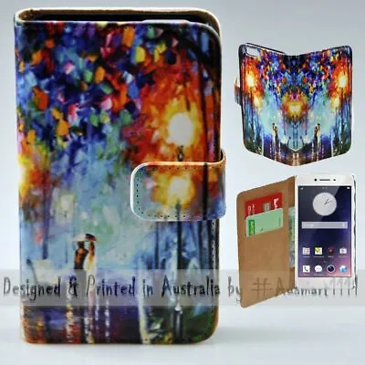 $13.98 • Buy For OPPO Series - Lamp Post Lovers Theme Print Wallet Mobile Phone Case Cover 
