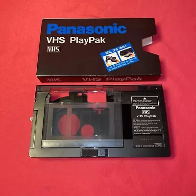 Panasonic VHS PlayPak VHS-C To VHS Motorized Converter Adapter Untested As Is • $39.95