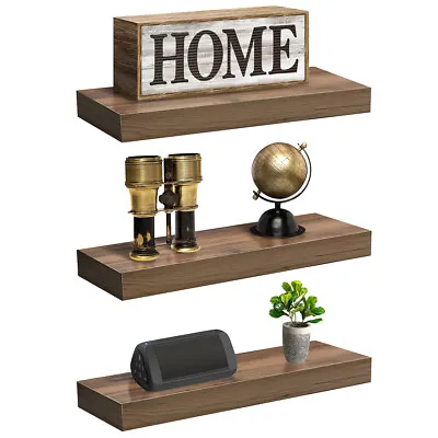 Sorbus Floating Shelves Farmhouse Hanging Wall Shelf Décor - 16 Inches - 3 Pack • $29.49