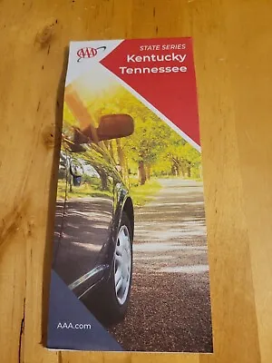 KENTUCKY TENNESSEE KY TN State Map AAA Road Tour Map NEW • $10